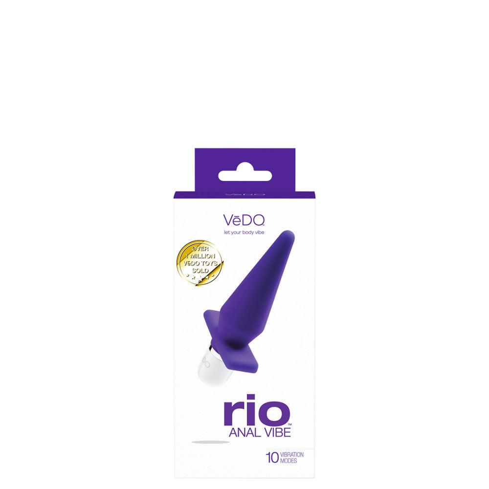 VeDO Rio Silicone Anal Vibrator - Buy At Luxury Toy X - Free 3-Day Shipping