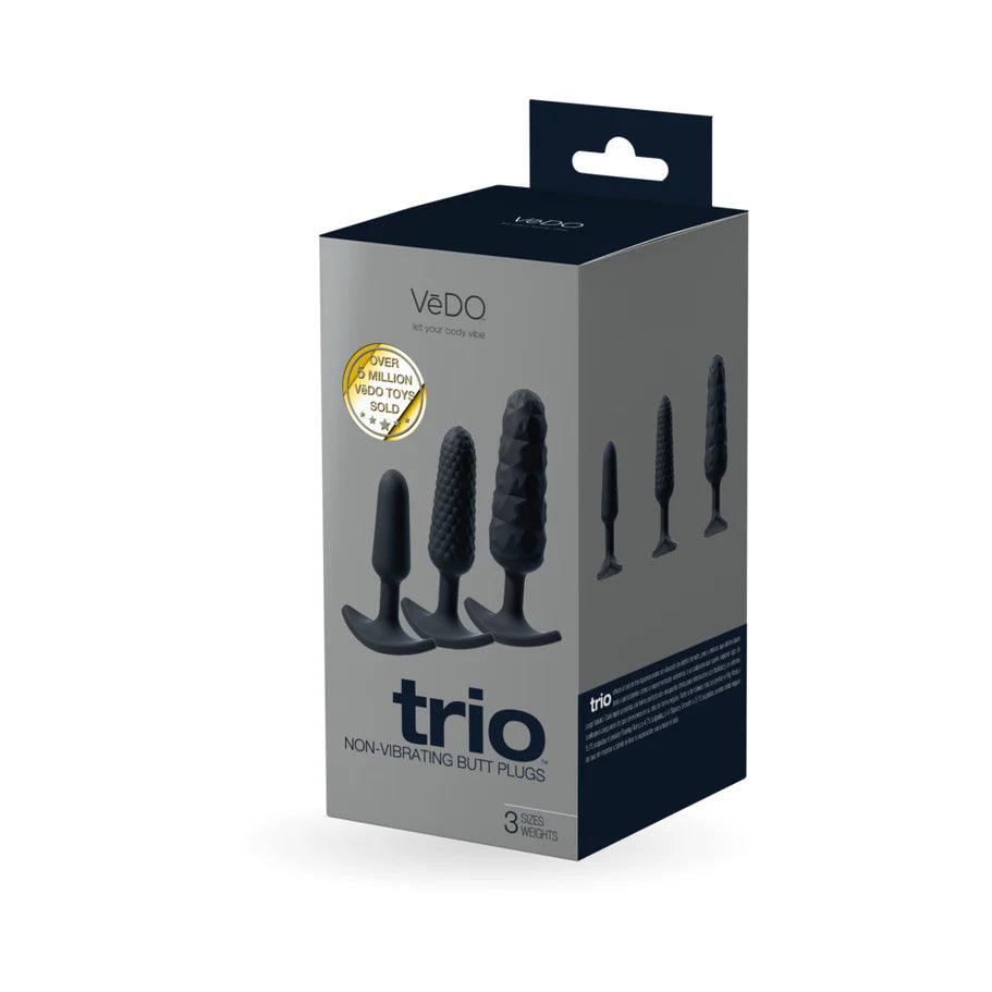 VeDO Trio Silicone Anal Plug Set - Buy At Luxury Toy X - Free 3-Day Shipping