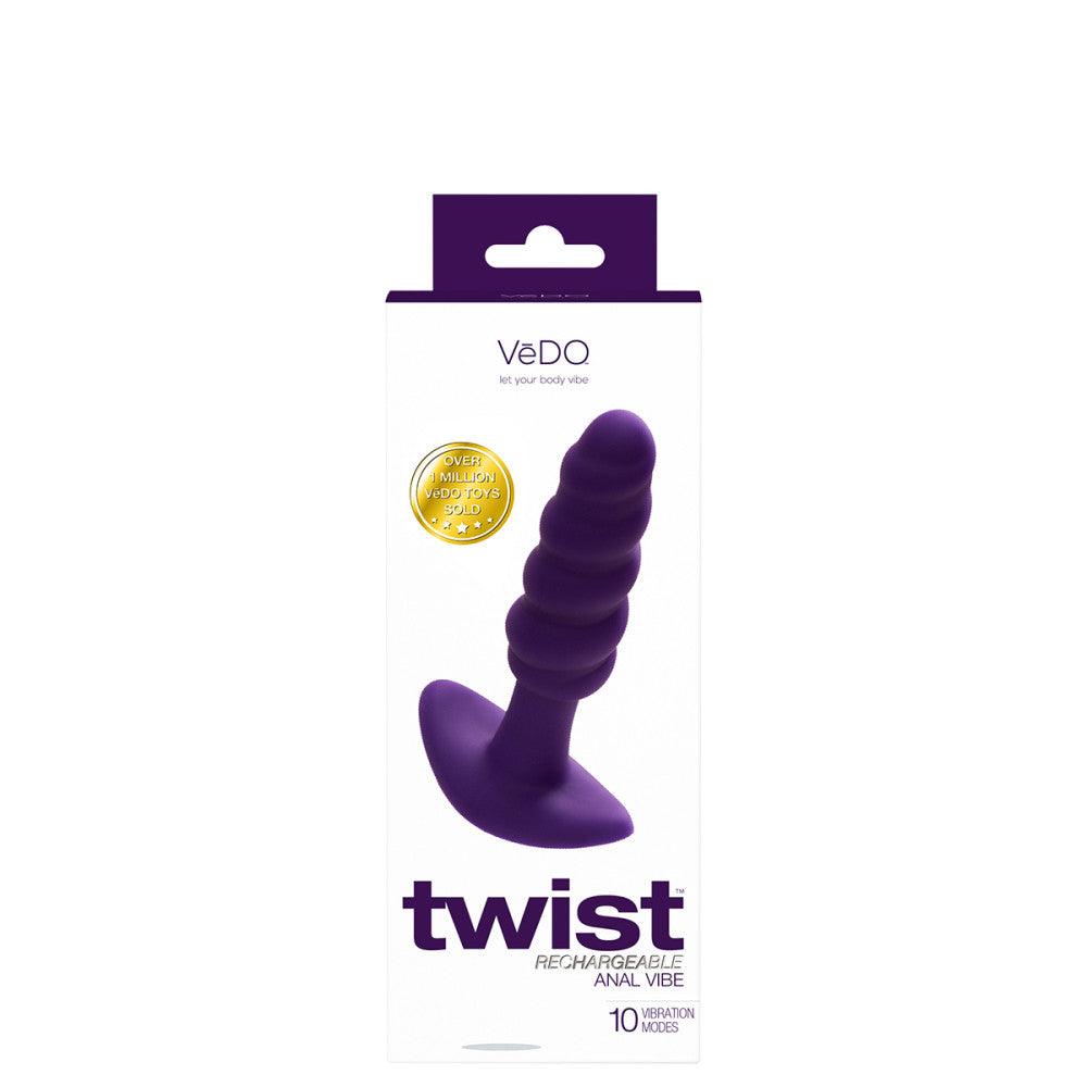 VeDO Twist Rechargeable Silicone Anal Plug - Buy At Luxury Toy X - Free 3-Day Shipping