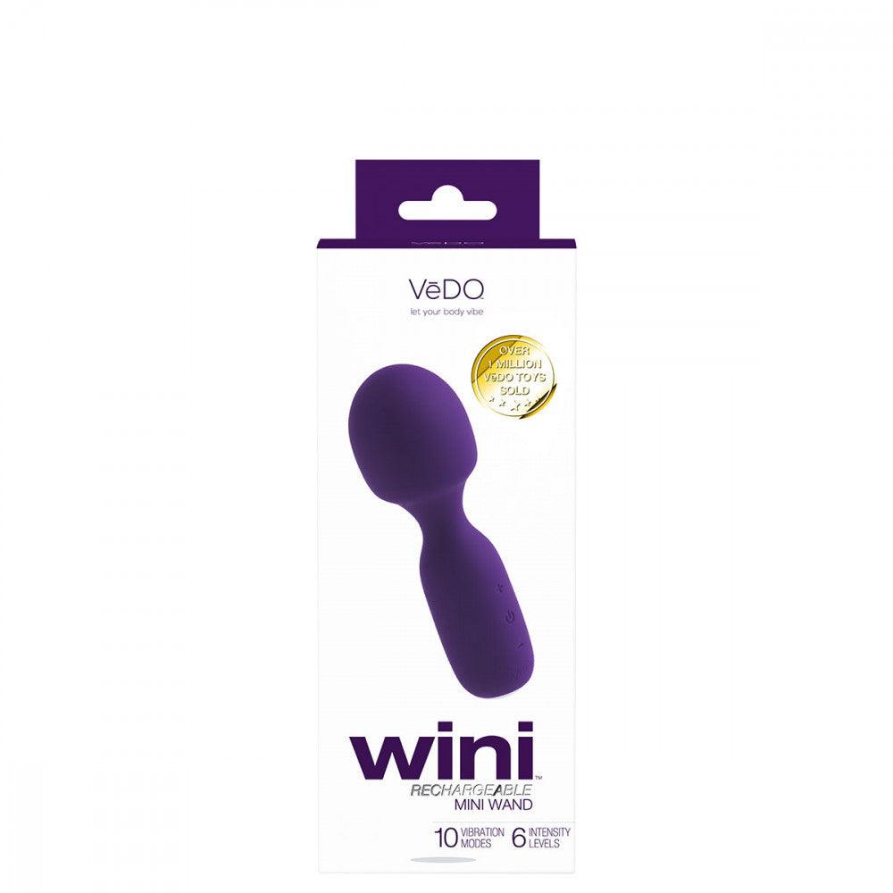 VeDO Wini Silicone Rechargeable Mini Wand Massager - Buy At Luxury Toy X - Free 3-Day Shipping