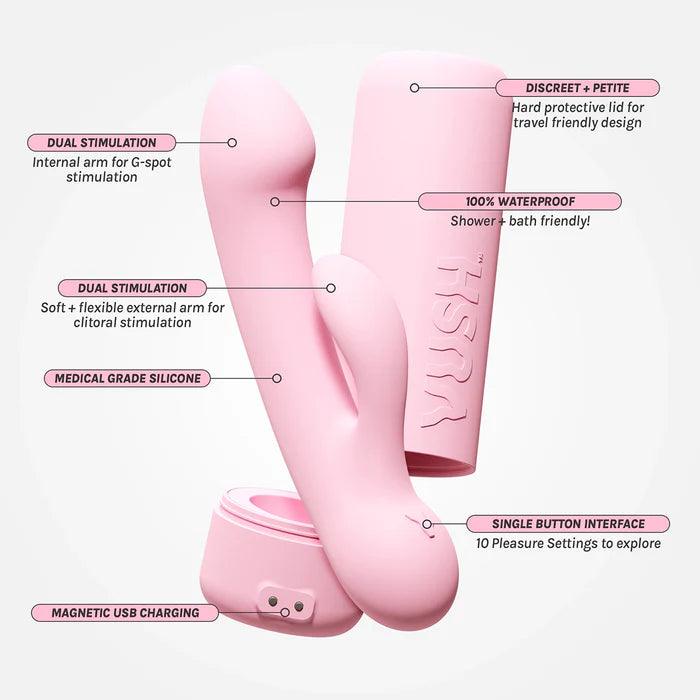 VUSH Glow Rabbit Vibrator - Buy At Luxury Toy X - Free 3-Day Shipping