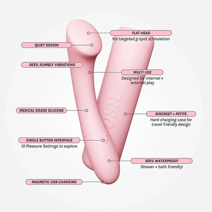 VUSH Shine G-Spot Vibrator - Buy At Luxury Toy X - Free 3-Day Shipping