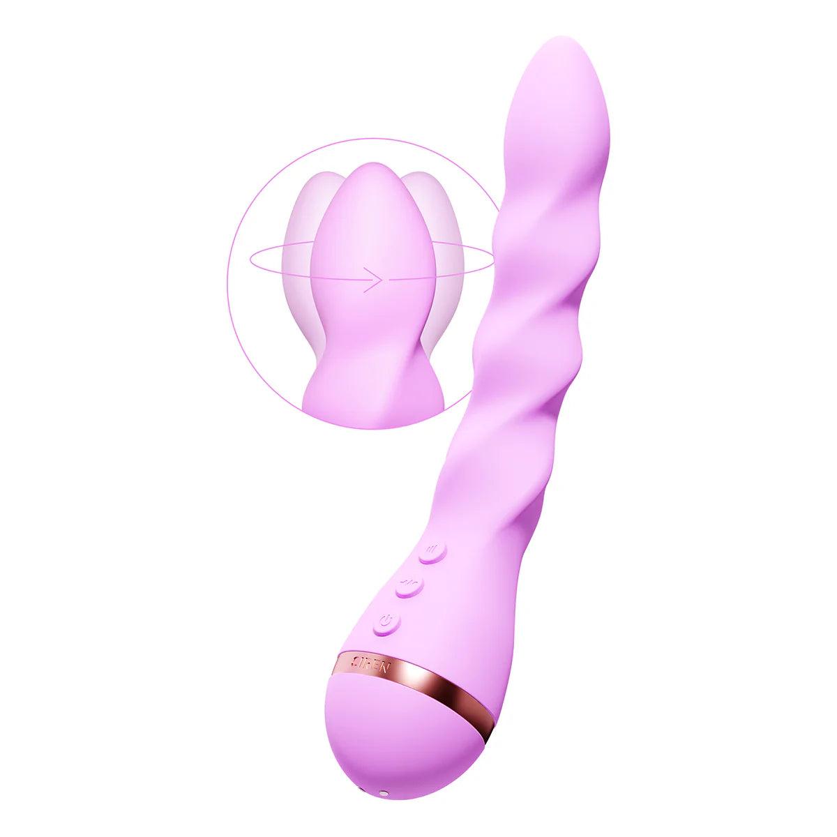 VUSH Siren Twist Vibrator - Buy At Luxury Toy X - Free 3-Day Shipping