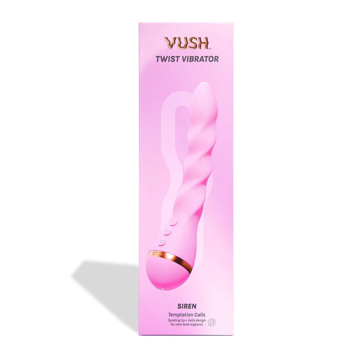 VUSH Siren Twist Vibrator - Buy At Luxury Toy X - Free 3-Day Shipping