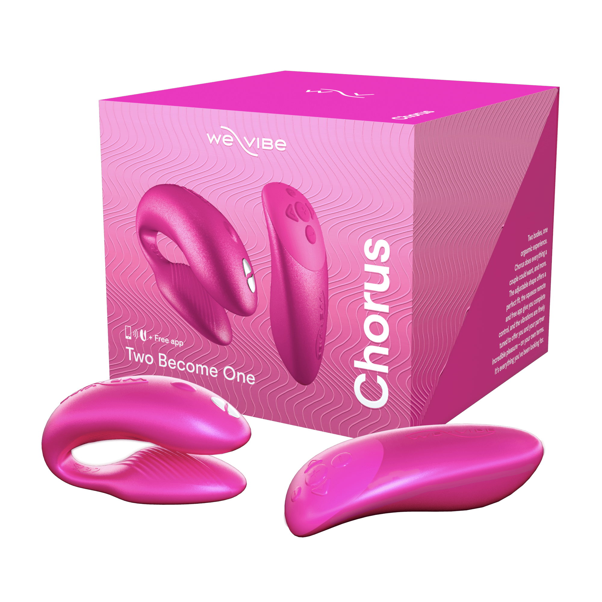 We-Vibe Chorus Rechargeable Couples Vibrator with Squeeze Control - Buy At Luxury Toy X - Free 3-Day Shipping