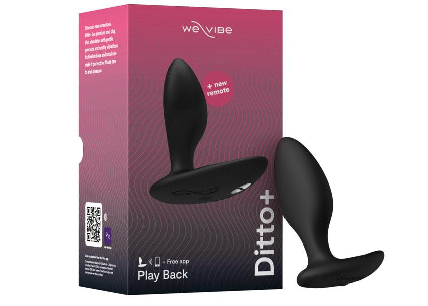 We-Vibe Ditto+ App Compatible Vibrating Rechargeable Silicone Butt Plug with Remote Control - Buy At Luxury Toy X - Free 3-Day Shipping