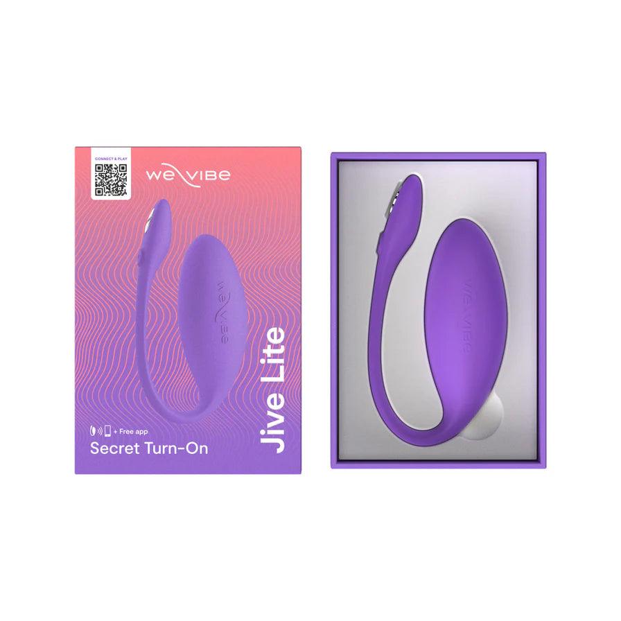 We-Vibe Jive Lite G-Spot Rechargeable Silicone Egg - Purple - Buy At Luxury Toy X - Free 3-Day Shipping