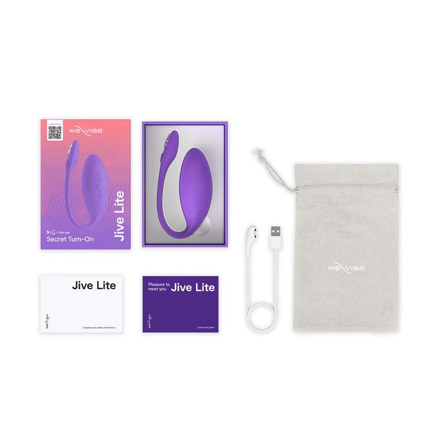 We-Vibe Jive Lite G-Spot Rechargeable Silicone Egg - Purple - Buy At Luxury Toy X - Free 3-Day Shipping