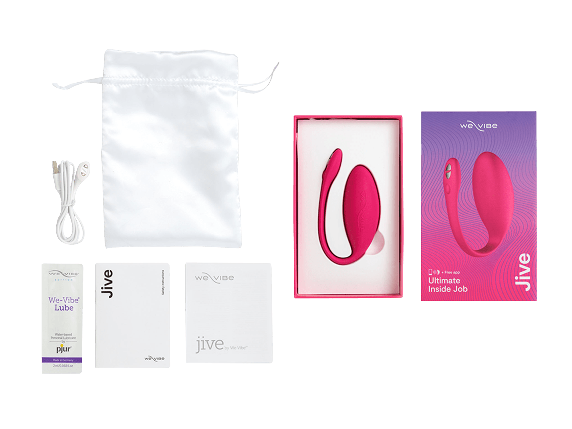 We-Vibe Jive Silicone Rechargeable Remote Control Wearable G-Spot Vibrator - Buy At Luxury Toy X - Free 3-Day Shipping