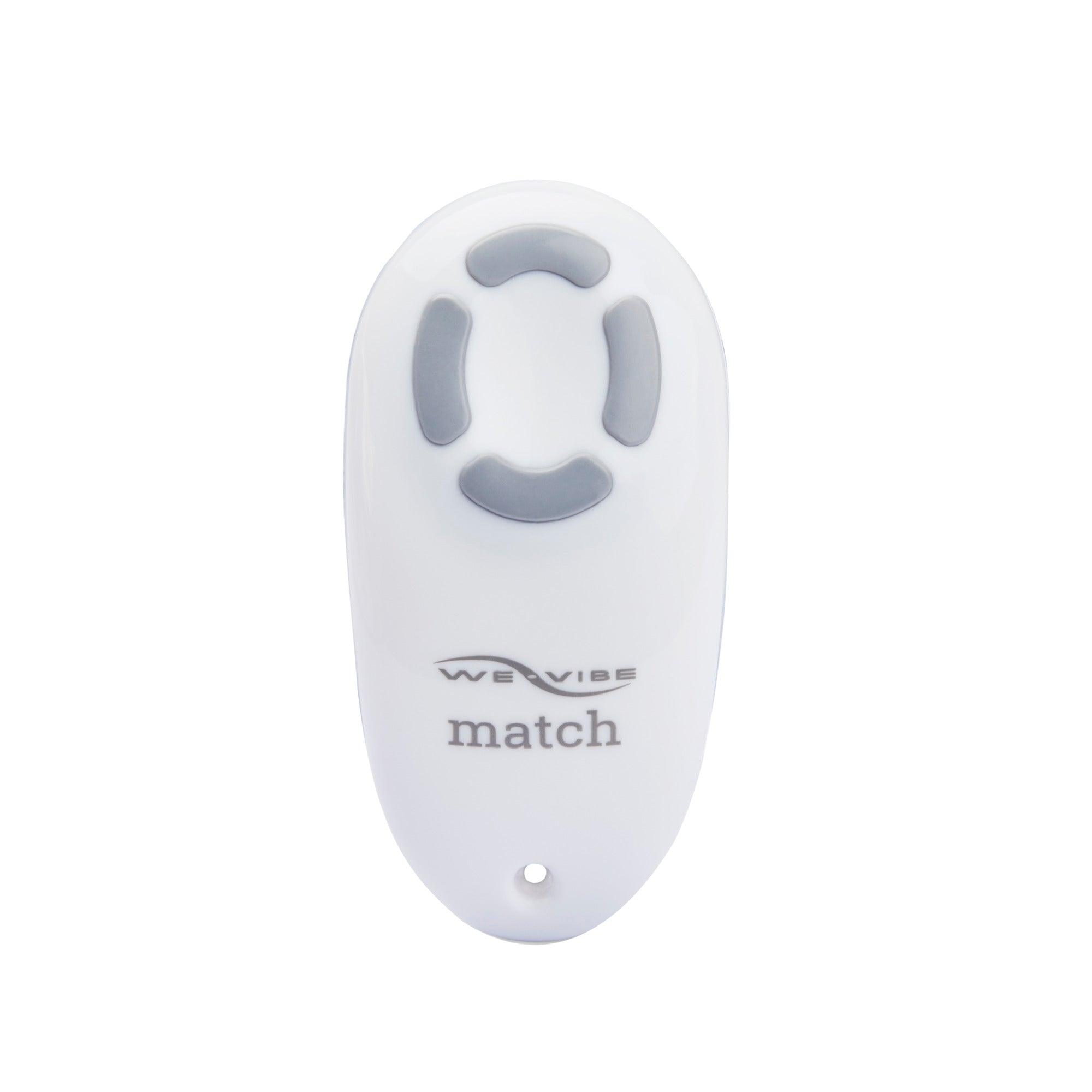 We-Vibe Match Rechargeable Silicone Couples Vibrator with Remote Control - Buy At Luxury Toy X - Free 3-Day Shipping