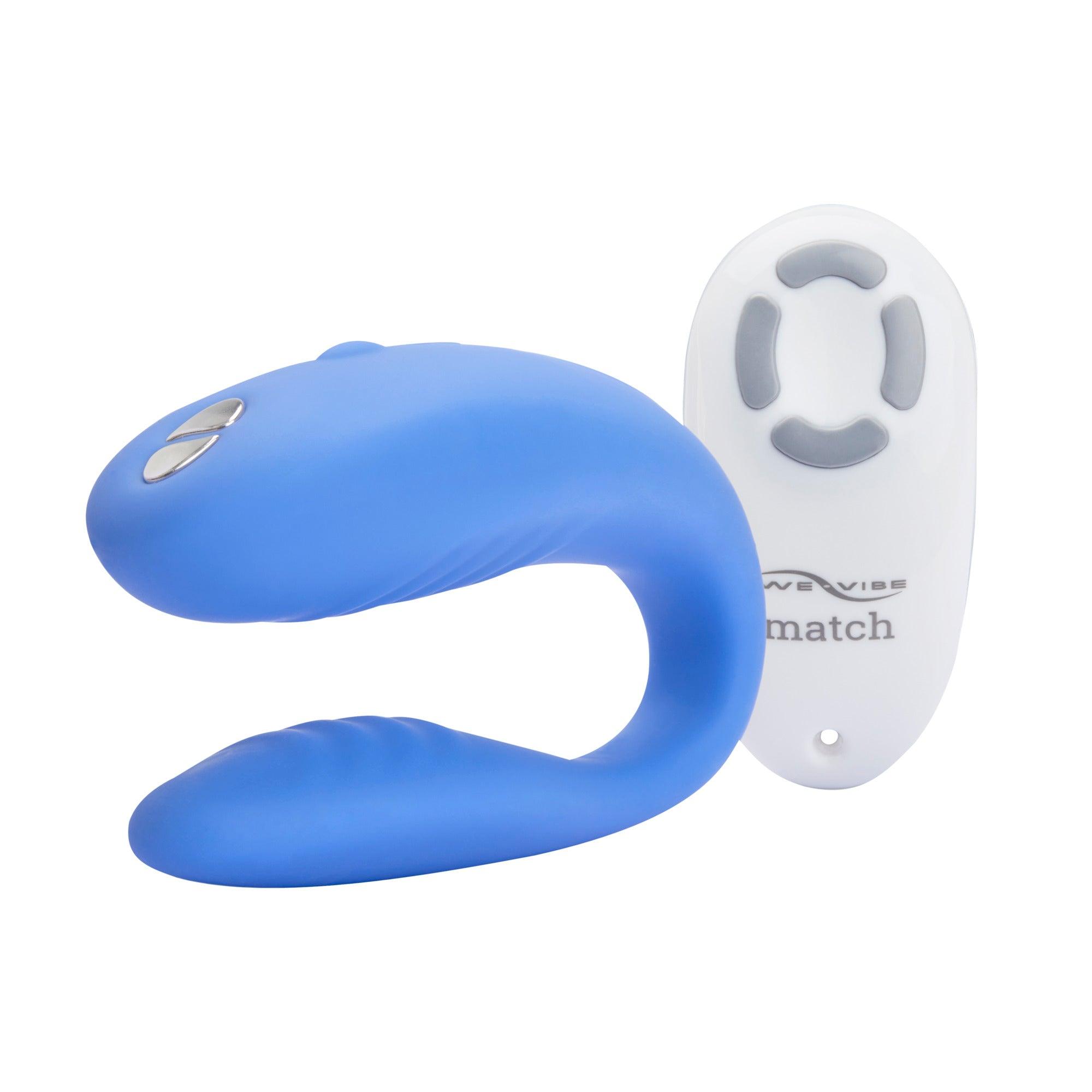 We-Vibe Match Rechargeable Silicone Couples Vibrator with Remote Control - Buy At Luxury Toy X - Free 3-Day Shipping