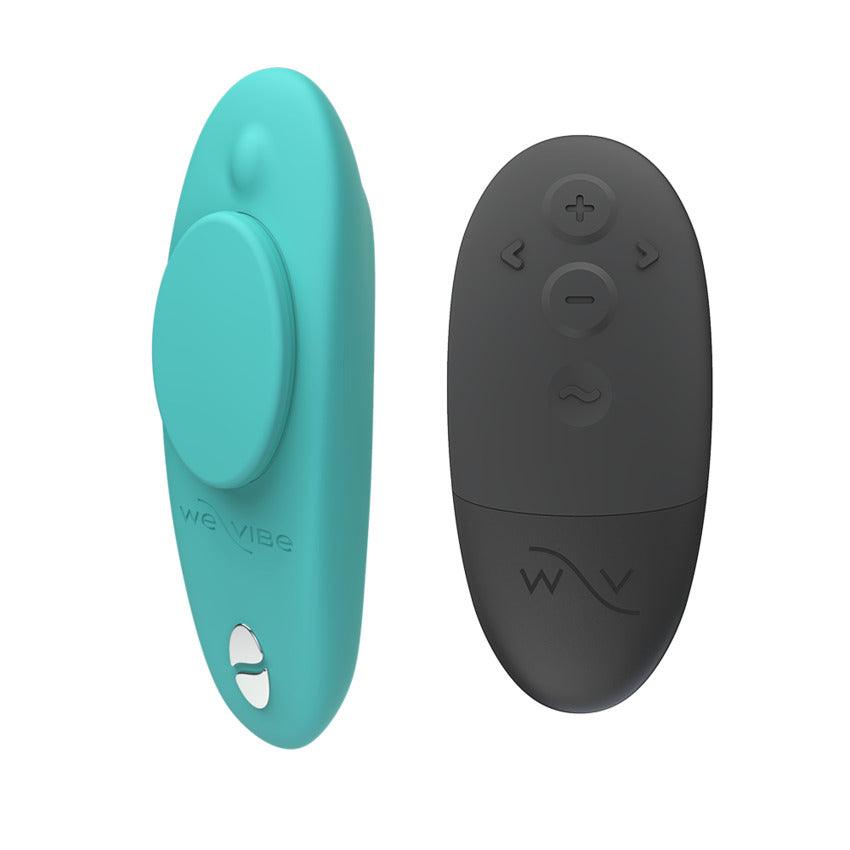 We-Vibe Moxie+ Wearable Rechargeable Silicone Panty Vibe Clitoral Stimulator w/ Remote - Buy At Luxury Toy X - Free 3-Day Shipping