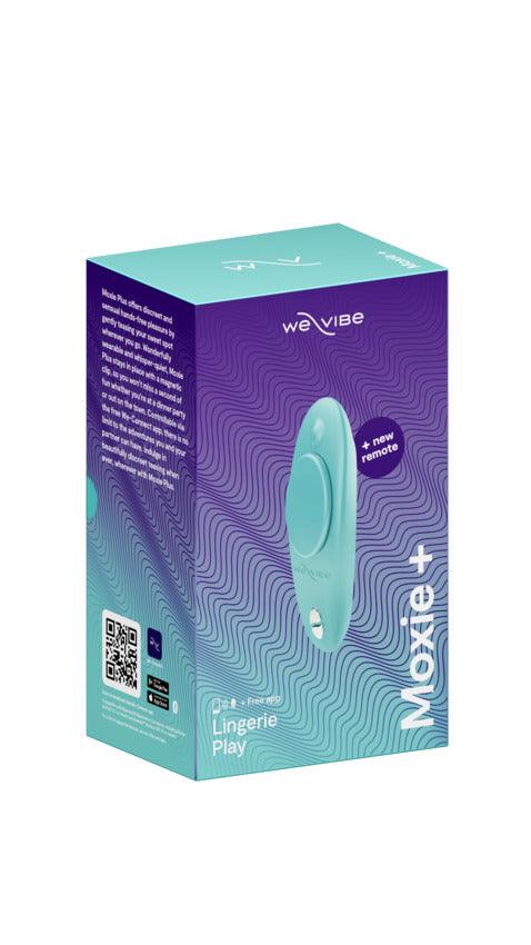 We-Vibe Moxie+ Wearable Rechargeable Silicone Panty Vibe Clitoral Stimulator w/ Remote - Buy At Luxury Toy X - Free 3-Day Shipping