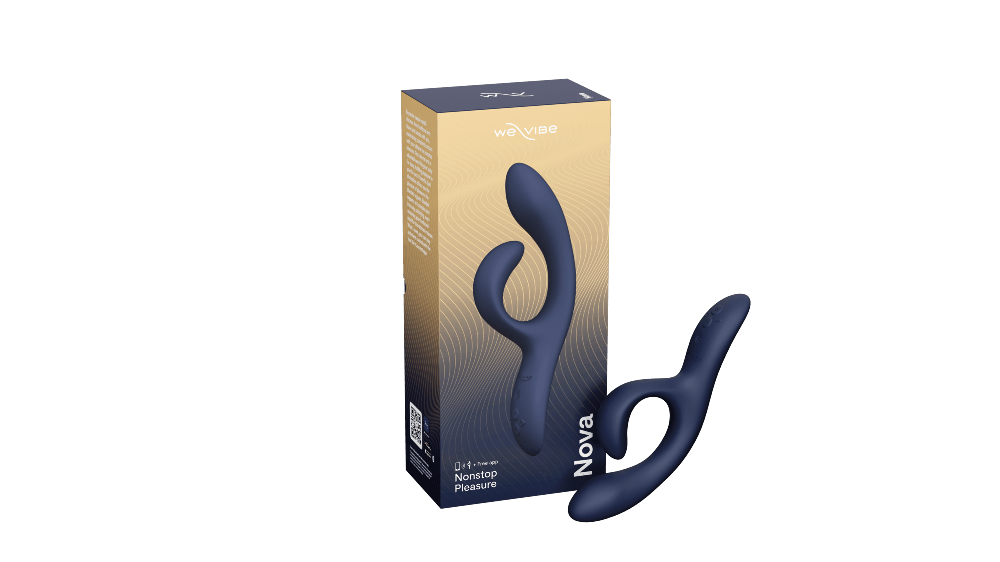 We-Vibe Nova 2 Rechargeable Silicone Rabbit Vibrator - Buy At Luxury Toy X - Free 3-Day Shipping