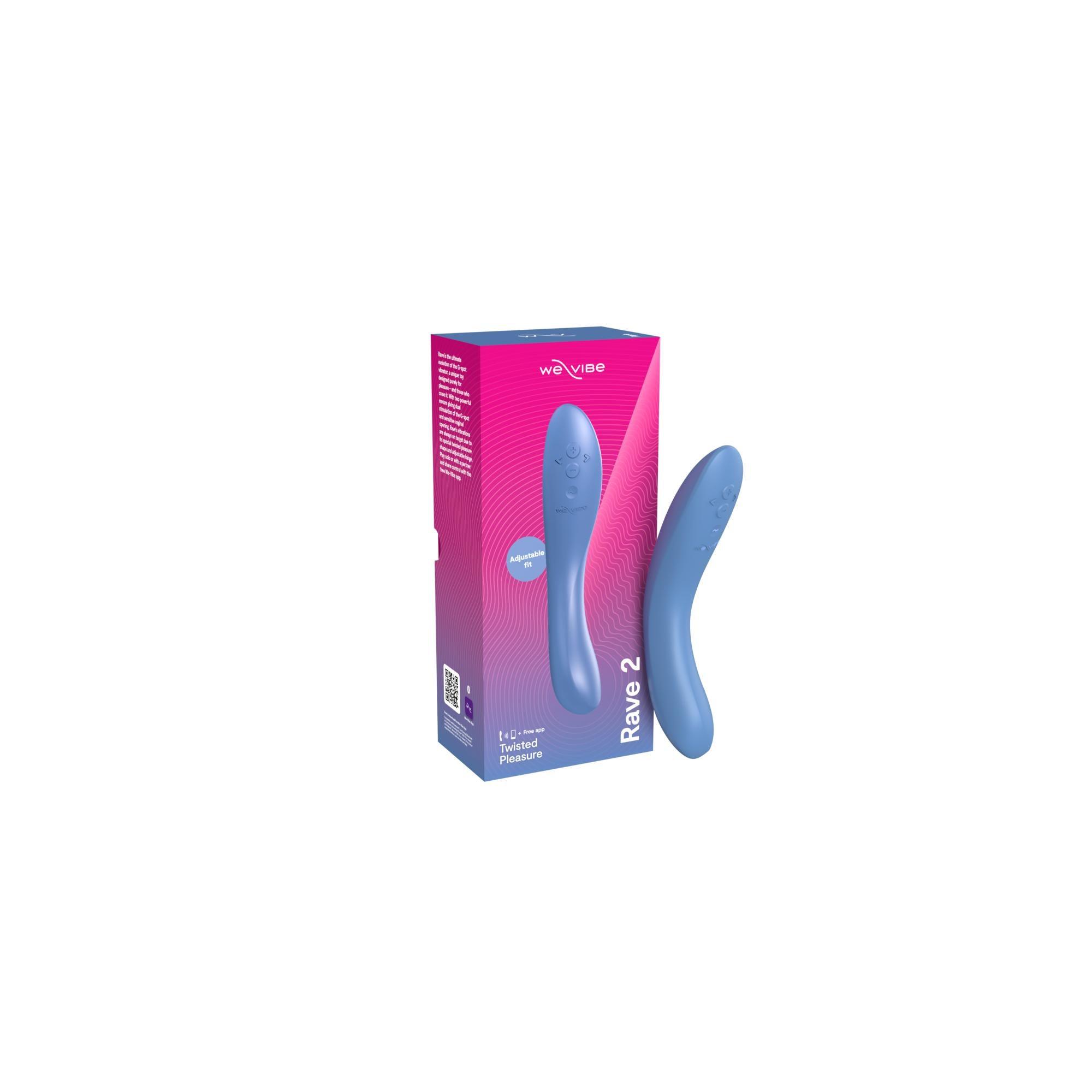 We-Vibe Rave 2 Twisted Pleasure Rechargeable Silicone G-Spot Vibrator - Buy At Luxury Toy X - Free 3-Day Shipping