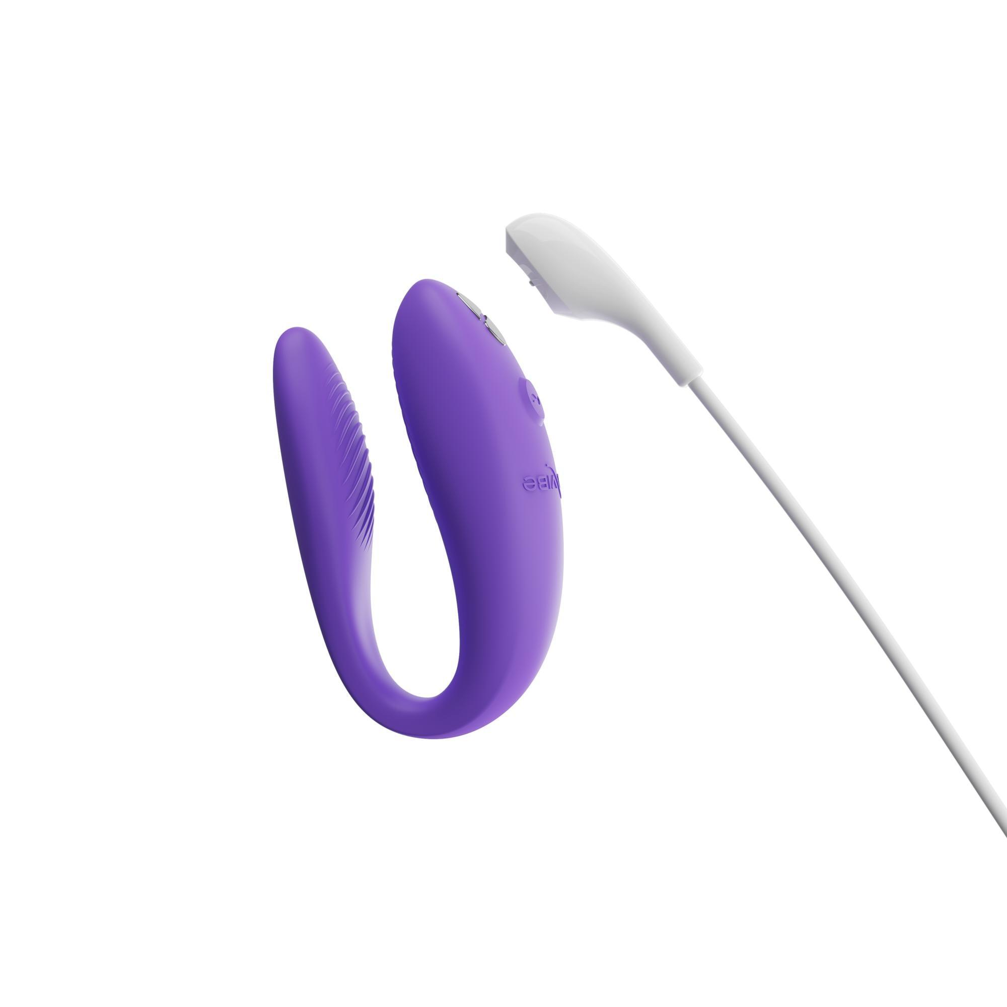 We-Vibe Sync Go App Control Rechargeable Silicone Couples Vibrator - Buy At Luxury Toy X - Free 3-Day Shipping