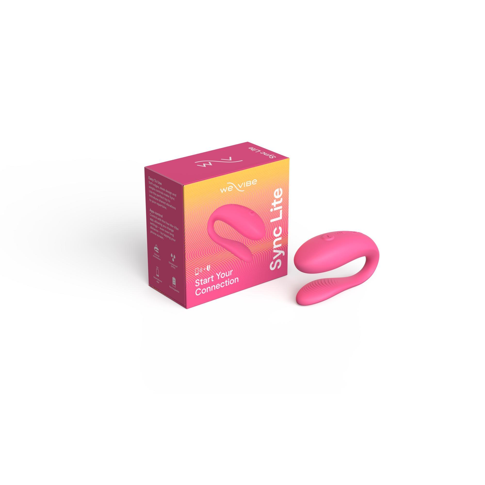 We-Vibe Sync Lite App Control Rechargeable Silicone Couples Vibrator - Buy At Luxury Toy X - Free 3-Day Shipping