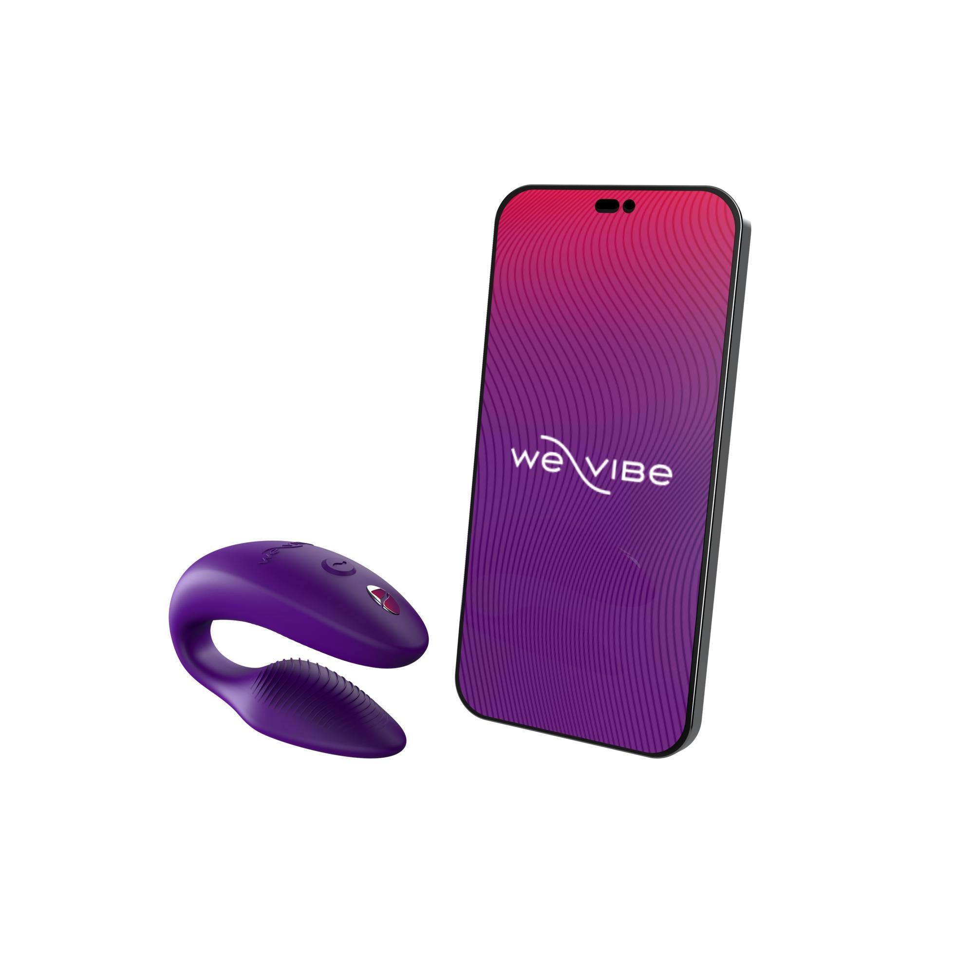 We-Vibe Sync Rechargeable Silicone Couples Vibrator with Remote Control - Buy At Luxury Toy X - Free 3-Day Shipping