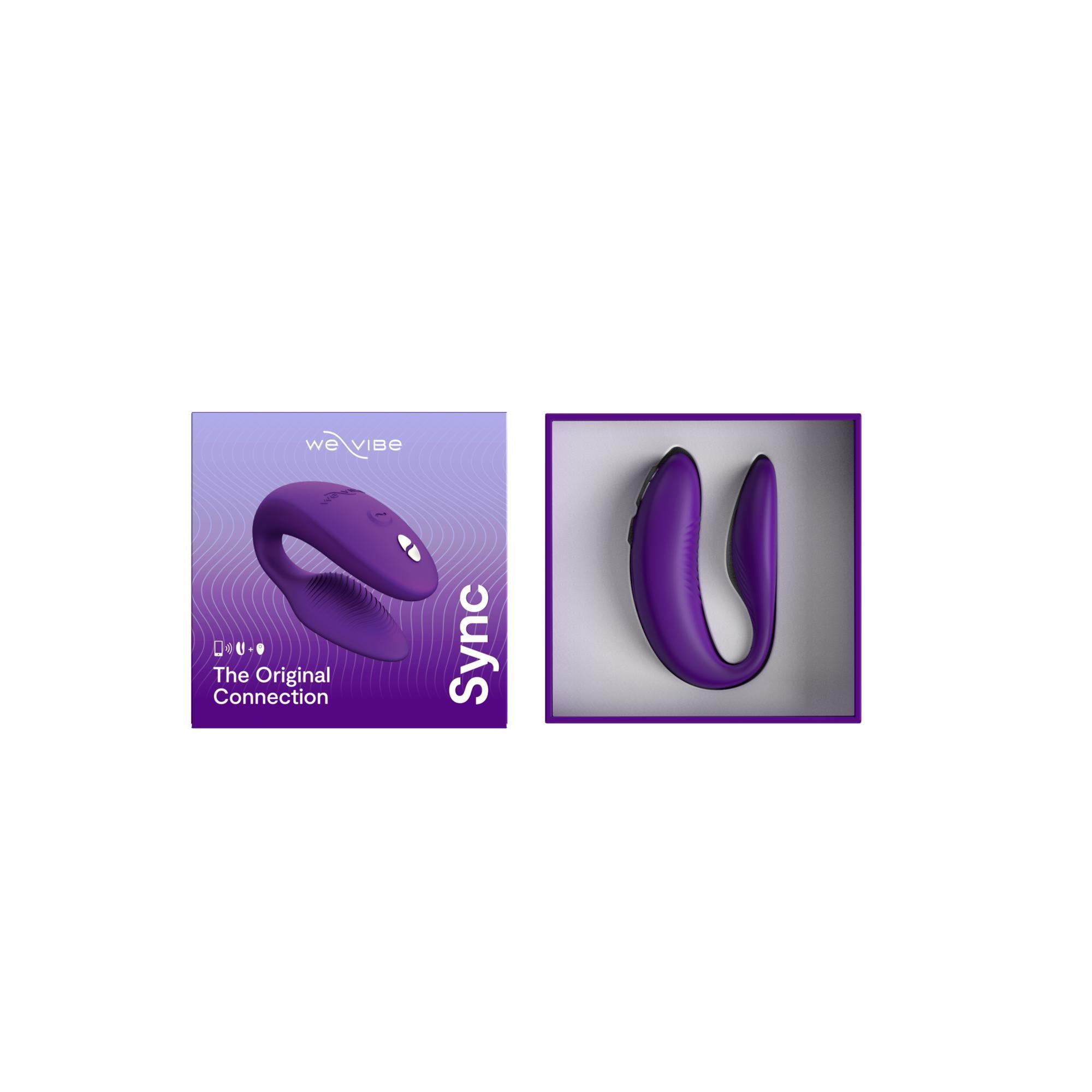 We-Vibe Sync Rechargeable Silicone Couples Vibrator with Remote Control - Buy At Luxury Toy X - Free 3-Day Shipping