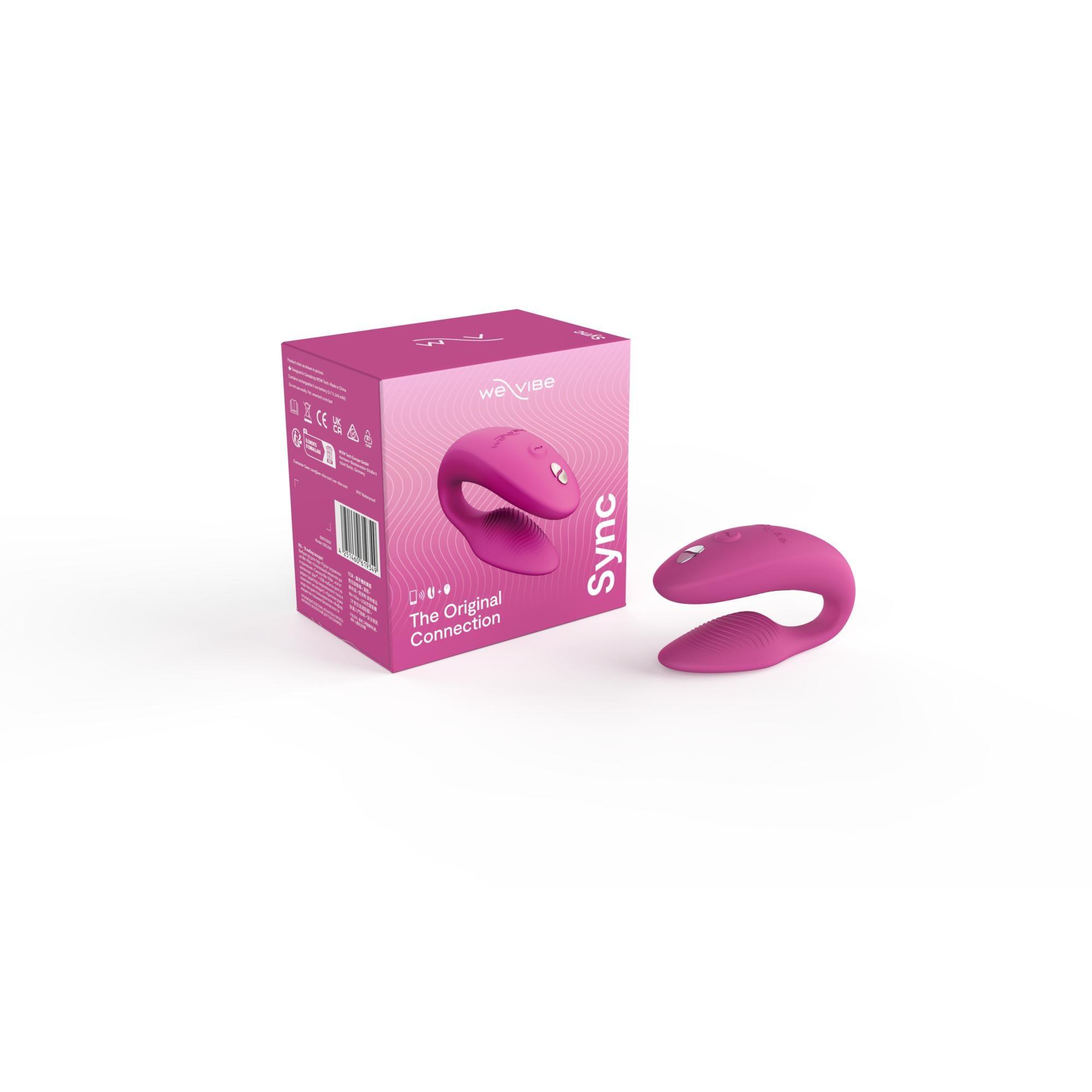 We-Vibe Sync Rechargeable Silicone Couples Vibrator with Remote Control - Buy At Luxury Toy X - Free 3-Day Shipping