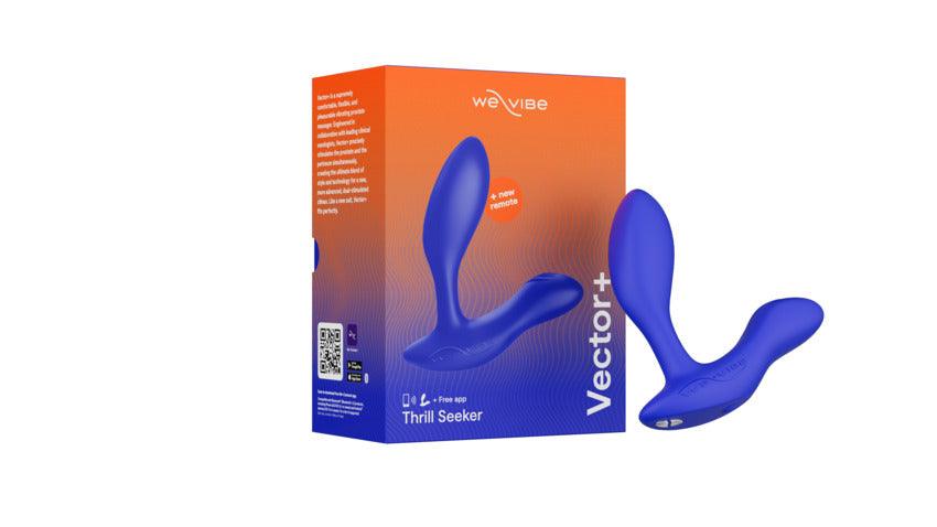 We-Vibe Vector+ Rechargeable Silicone Vibrating Prostate Massager with Remote Control - Buy At Luxury Toy X - Free 3-Day Shipping