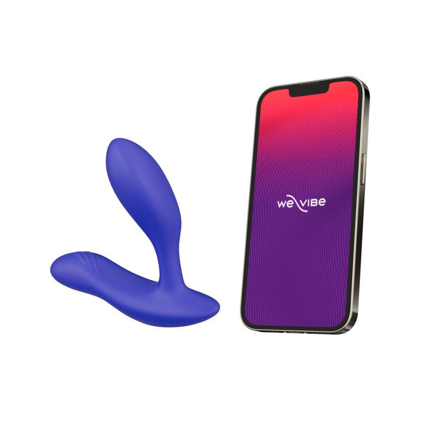 We-Vibe Vector+ Rechargeable Silicone Vibrating Prostate Massager with Remote Control - Buy At Luxury Toy X - Free 3-Day Shipping