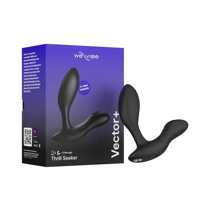 We-Vibe Vector+ Rechargeable Silicone Vibrating Prostate Massager with Remote Control - Buy At Luxury Toy X - Free 3-Day Shipping