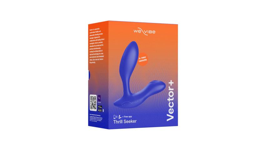 We-Vibe Vector+ Rechargeable Silicone Vibrating Prostate Massager with Remote Control - Buy At Luxury Toy X - Free 3-Day Shipping