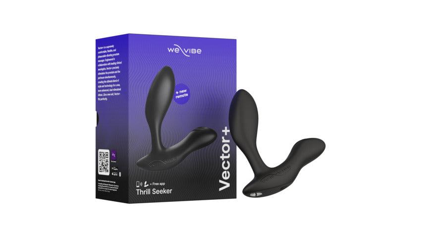 We-Vibe Vector+ Rechargeable Silicone Vibrating Prostate Massager with Remote Control - Buy At Luxury Toy X - Free 3-Day Shipping