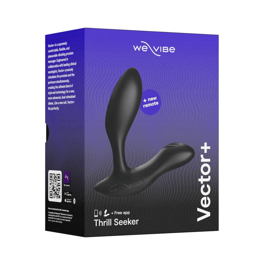 We-Vibe Vector+ Rechargeable Silicone Vibrating Prostate Massager with Remote Control - Buy At Luxury Toy X - Free 3-Day Shipping