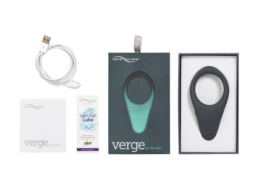 We-Vibe Verge Rechargeable Silicone Vibrating Perineum Cock Ring - Buy At Luxury Toy X - Free 3-Day Shipping