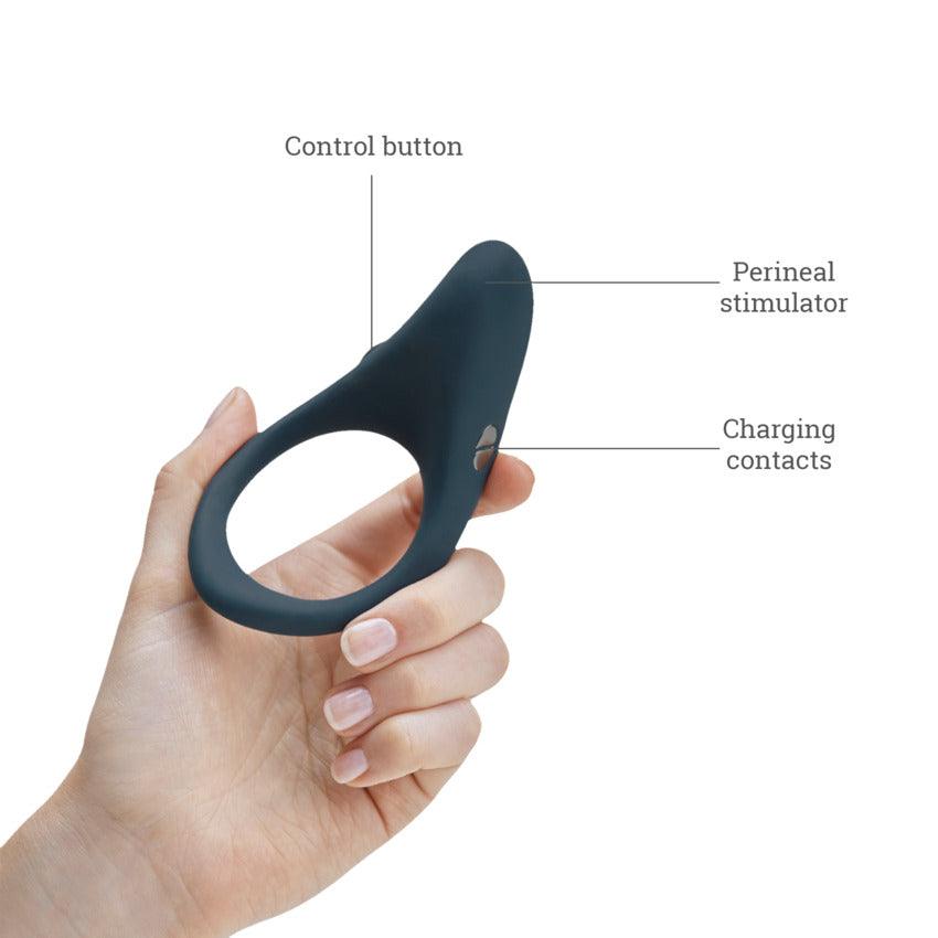 We-Vibe Verge Rechargeable Silicone Vibrating Perineum Cock Ring - Buy At Luxury Toy X - Free 3-Day Shipping