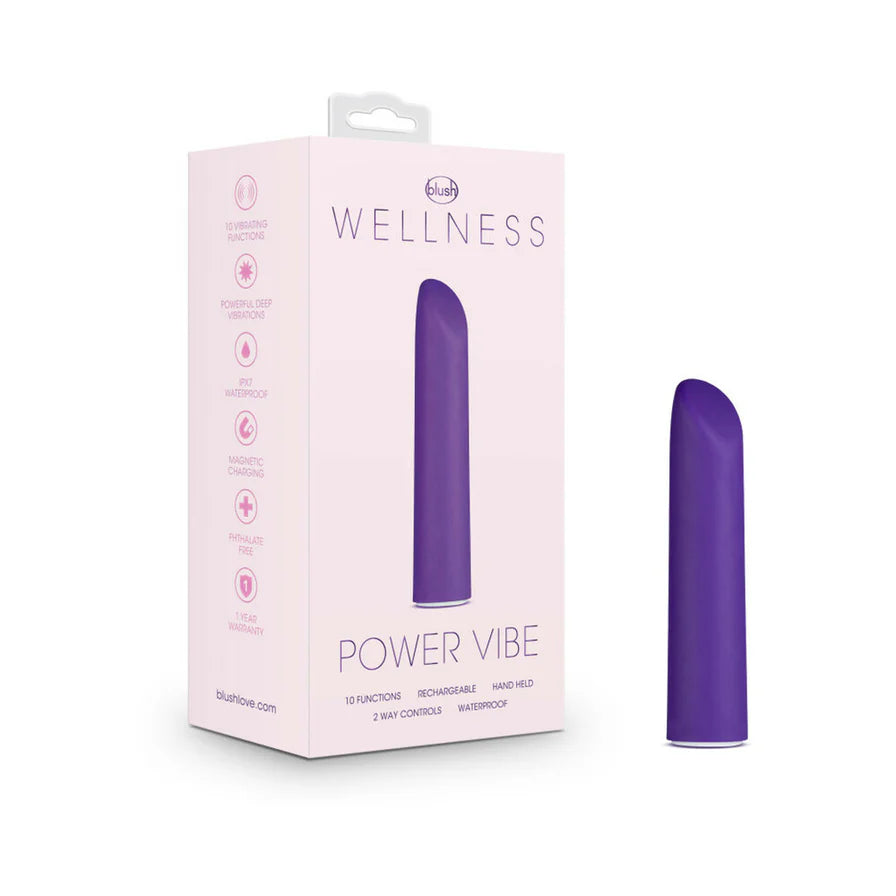 Wellness Rechargeable Power Vibrator – Deep, Rumbly Vibrations for Ultimate Pleasure - Buy At Luxury Toy X - Free 3-Day Shipping