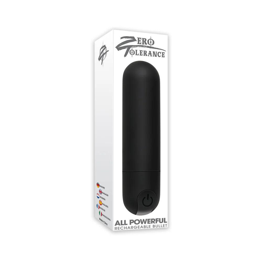 Zero Tolerance All Powerful Rechargeable Bullet Vibrator - Buy At Luxury Toy X - Free 3-Day Shipping