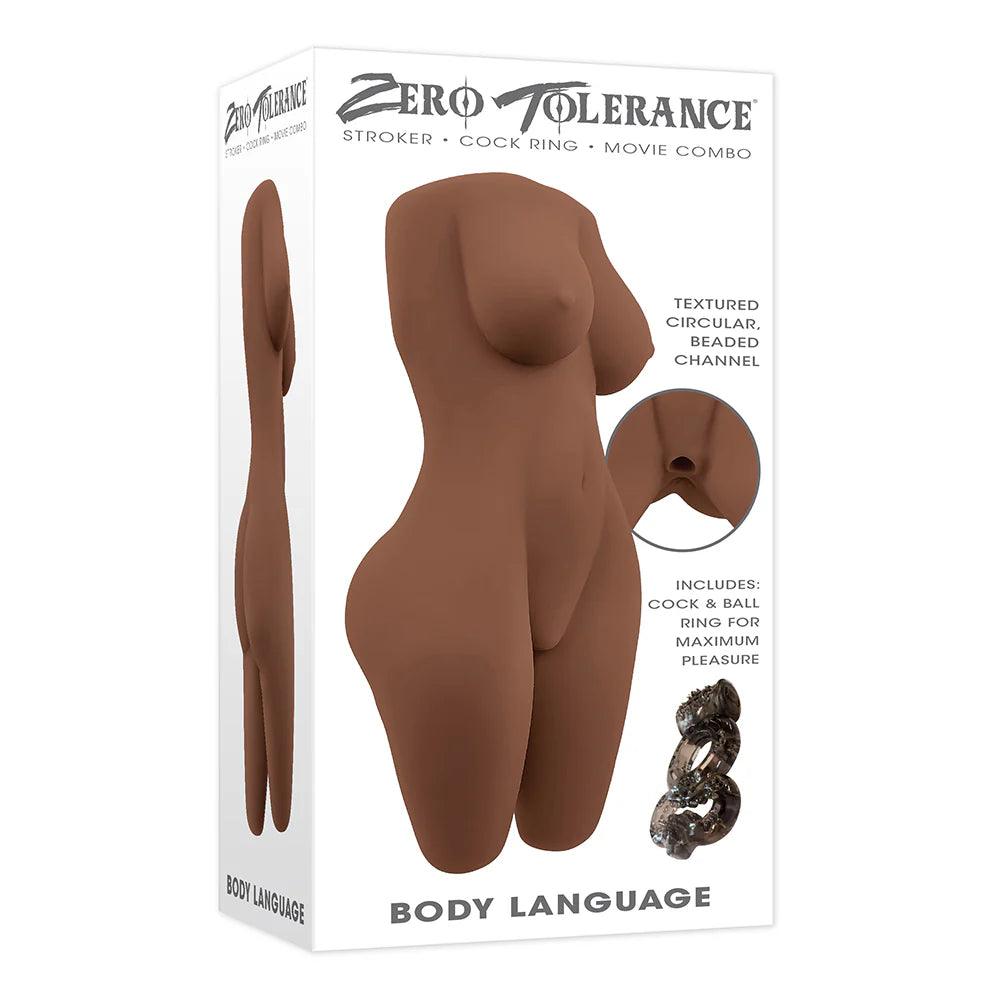 Zero Tolerance Body Language Stroker TPE - Buy At Luxury Toy X - Free 3-Day Shipping