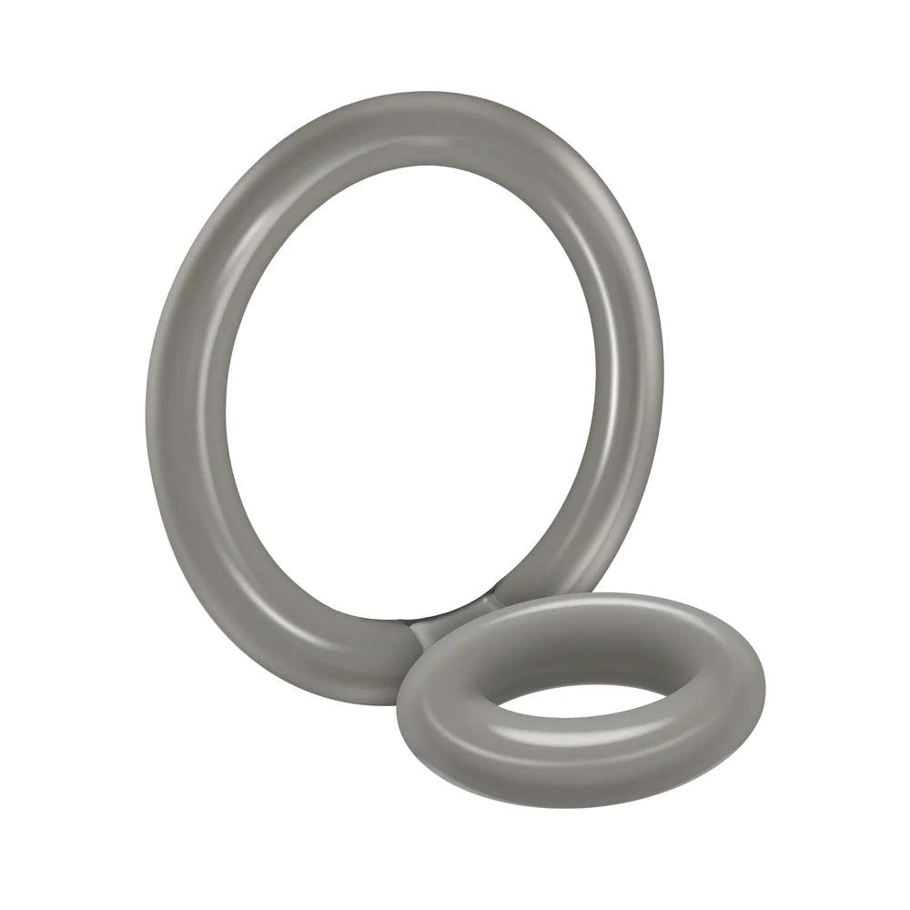 Zero Tolerance Bullseye Dual Ring Cockring Smoke - Buy At Luxury Toy X - Free 3-Day Shipping