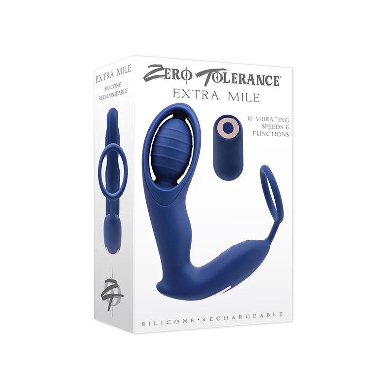 Zero Tolerance Extra Mile Vibrating Prostate Massager with C-Ring - Buy At Luxury Toy X - Free 3-Day Shipping