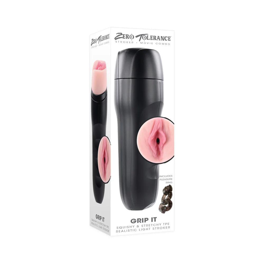 Zero Tolerance Grip It Realistic Vagina Stroker with Movie Download - Buy At Luxury Toy X - Free 3-Day Shipping