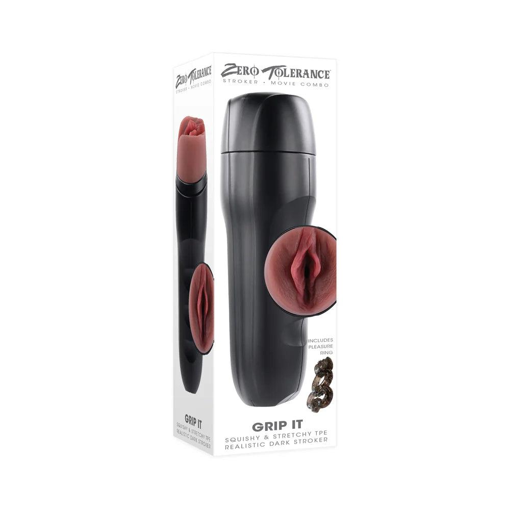 Zero Tolerance Grip It Realistic Vagina Stroker with Movie Download - Buy At Luxury Toy X - Free 3-Day Shipping