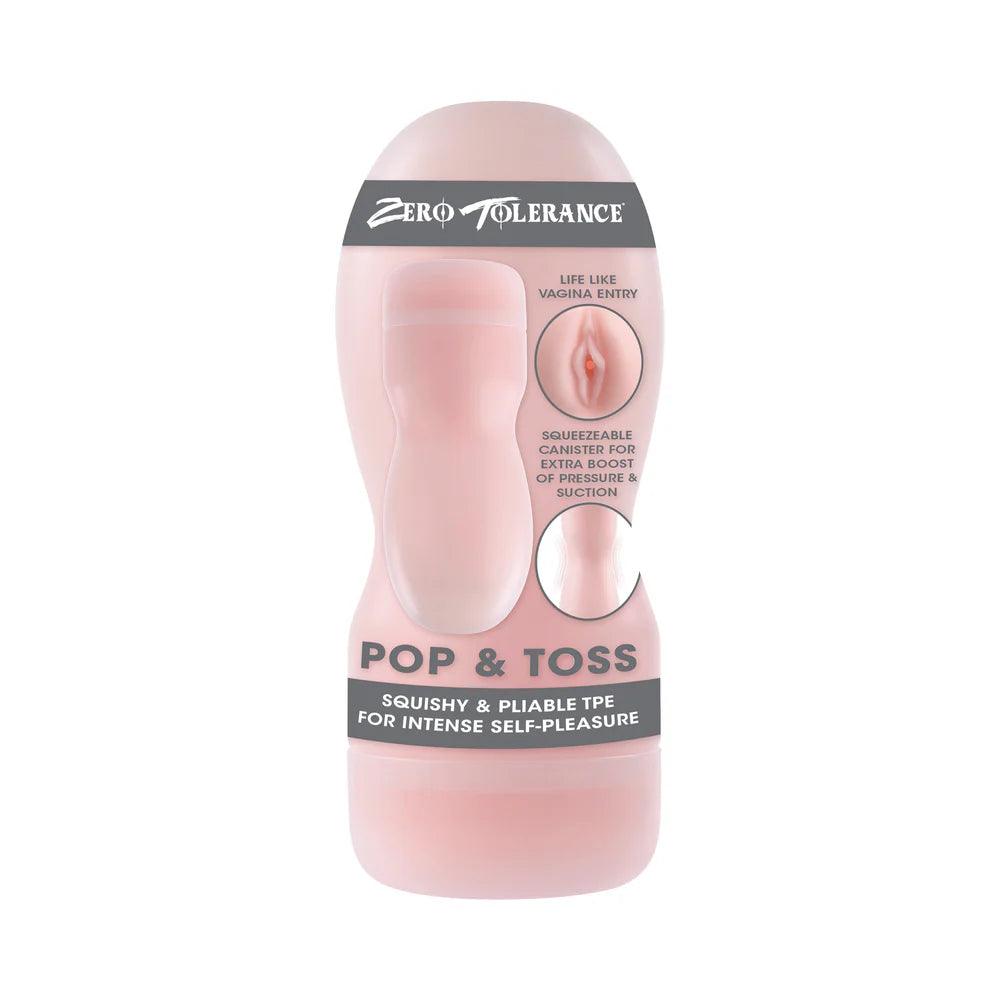 Zero Tolerance Pop & Toss Squeezable Stroker - Buy At Luxury Toy X - Free 3-Day Shipping