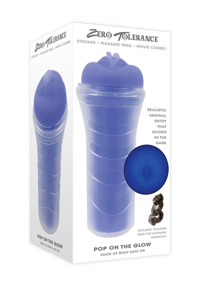 Zero Tolerance Pop on the Glow Pussy Stroker Glow in the Dark - Buy At Luxury Toy X - Free 3-Day Shipping