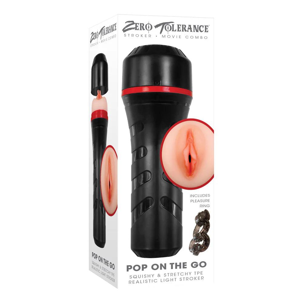 Zero Tolerance Pop On The Go Realistic Vagina Stroker - Buy At Luxury Toy X - Free 3-Day Shipping