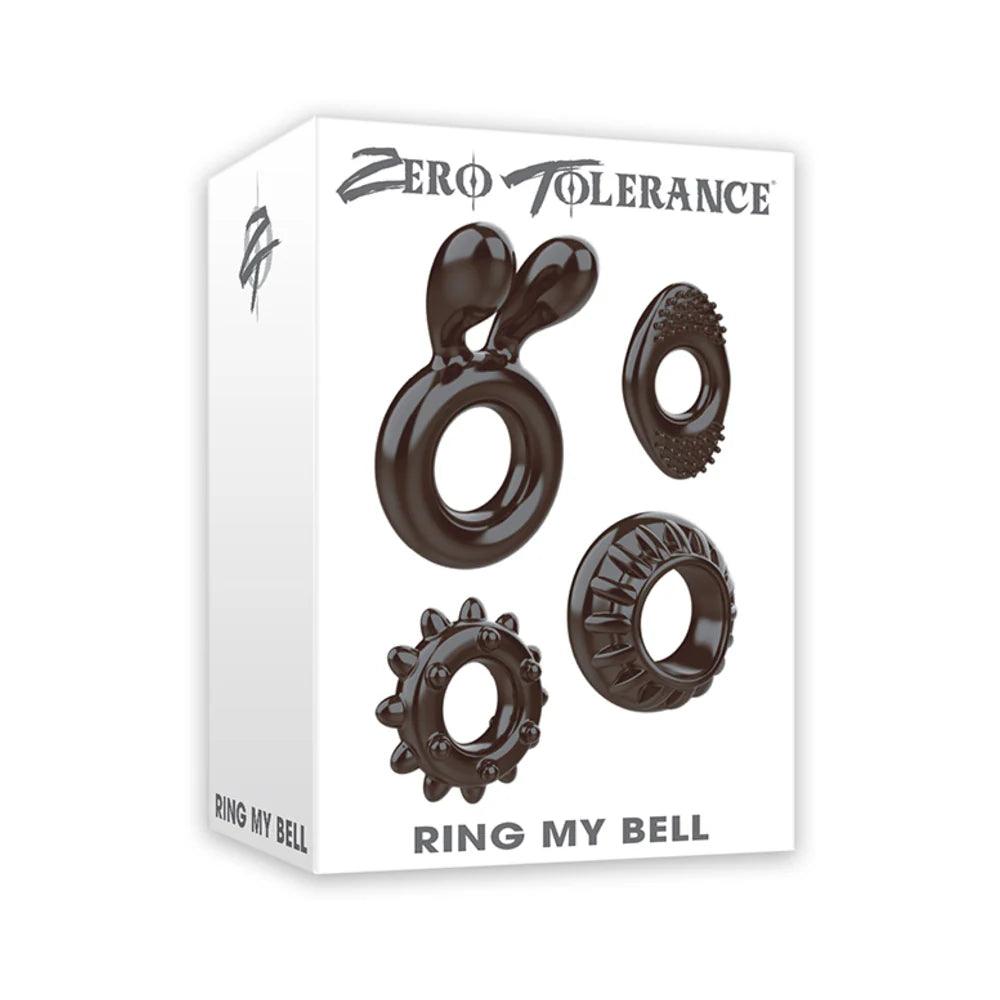 Zero Tolerance Ring My Bell 4-Piece Cockring Set - Buy At Luxury Toy X - Free 3-Day Shipping