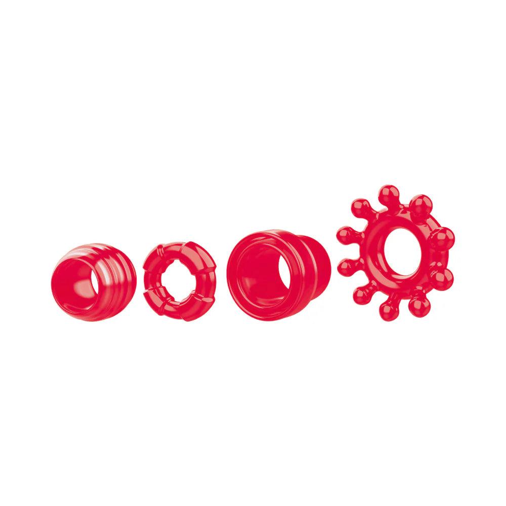 Zero Tolerance Ring The Alarm 4-Piece Cockring Set - Buy At Luxury Toy X - Free 3-Day Shipping