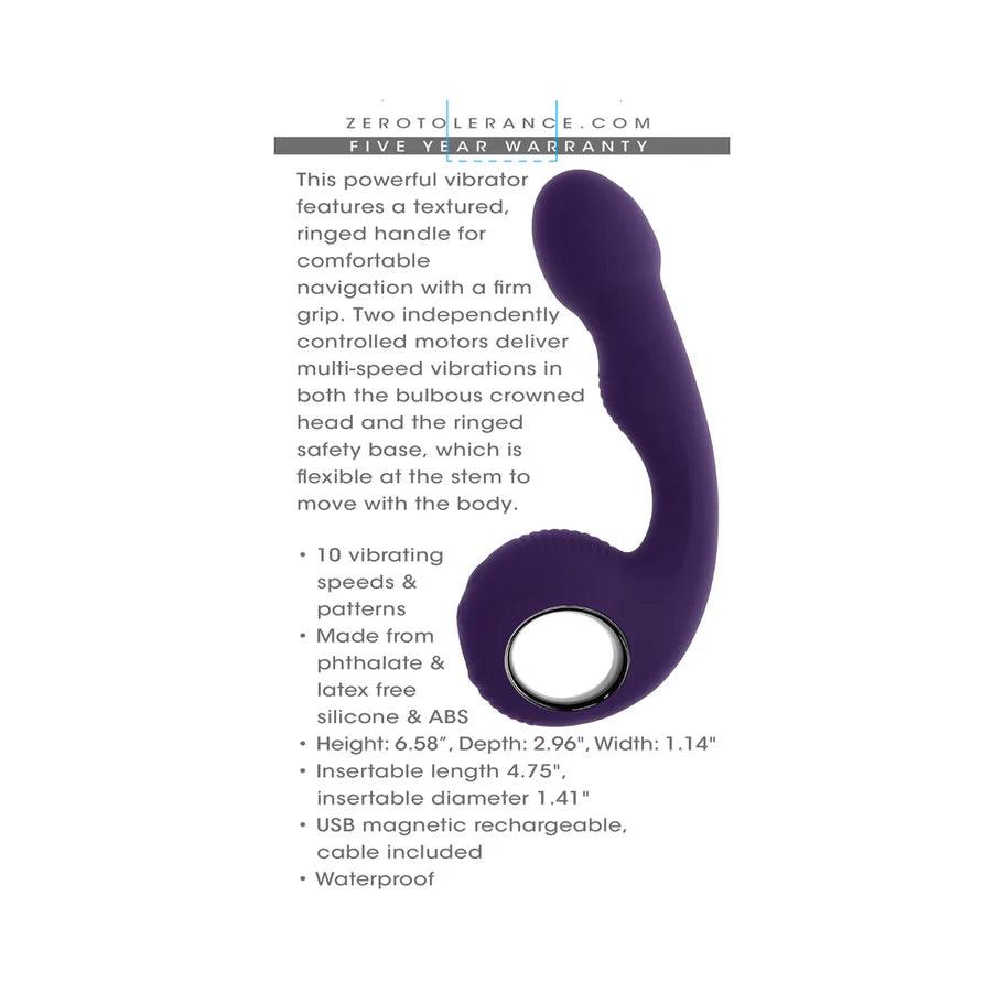 Zero Tolerance Rip Curl Rechargeable Silicone Vibrator - Buy At Luxury Toy X - Free 3-Day Shipping