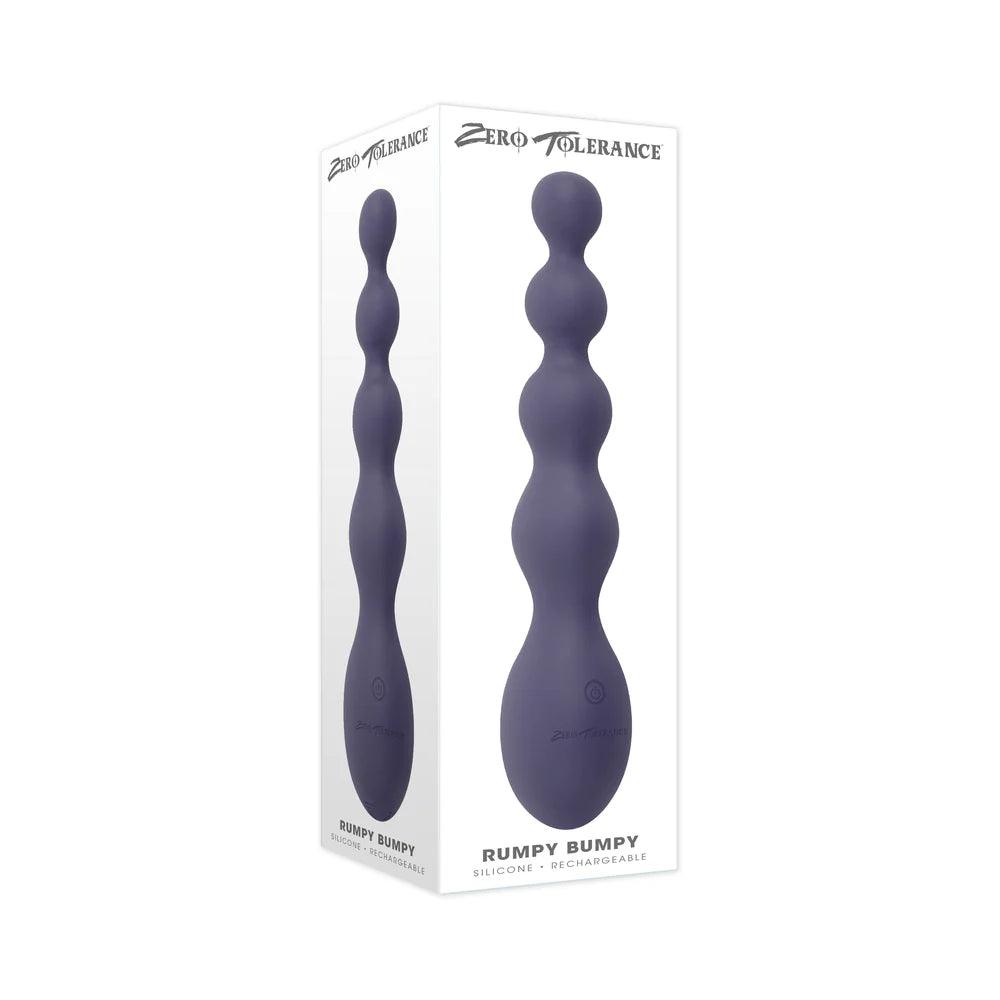 Zero Tolerance Rumpy Bumpy Rechargeable Vibrating Anal Vibrator Silicone - Buy At Luxury Toy X - Free 3-Day Shipping