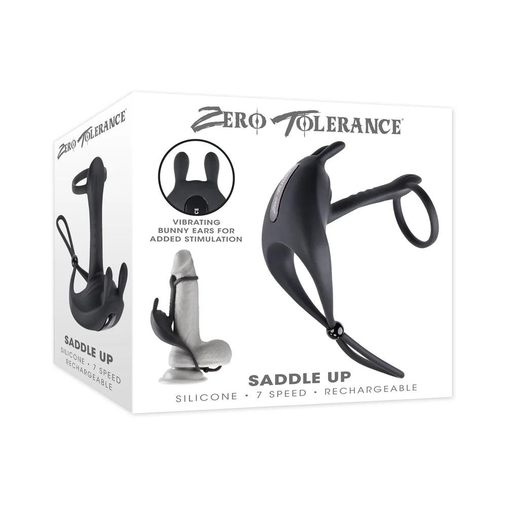 Zero Tolerance Saddle Up Rechargeable Vibrating C-Ring & Girth Enhancer Silicone - Buy At Luxury Toy X - Free 3-Day Shipping