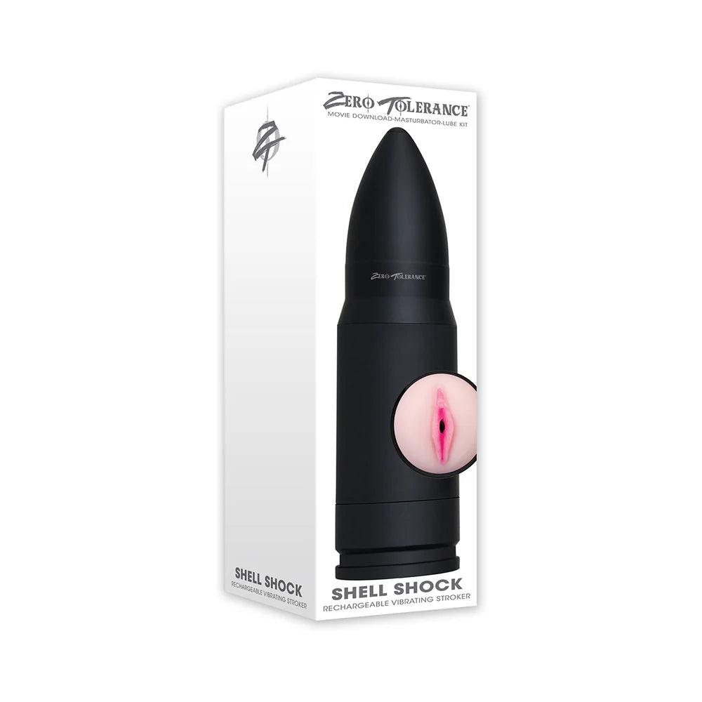 Zero Tolerance Shell Shock Rechargeable Bullet-Shaped Vibrating Vagina Stroker - Buy At Luxury Toy X - Free 3-Day Shipping