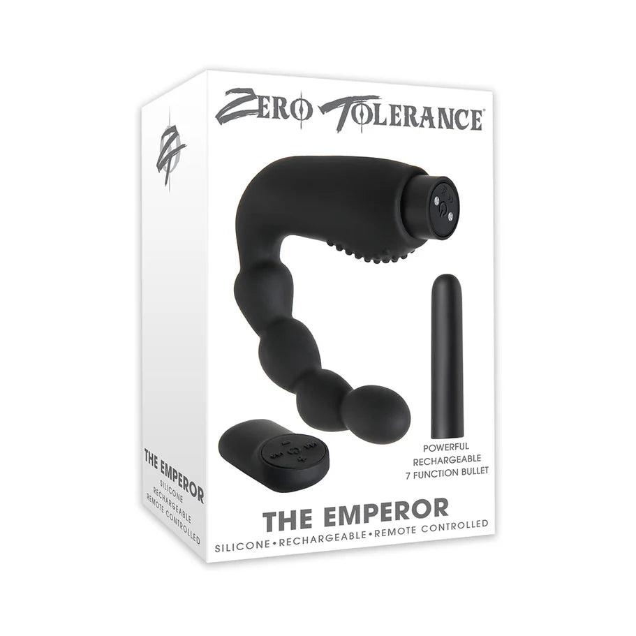 Zero Tolerance The Emperor Vibrating Silicone Prostate Massager - Buy At Luxury Toy X - Free 3-Day Shipping