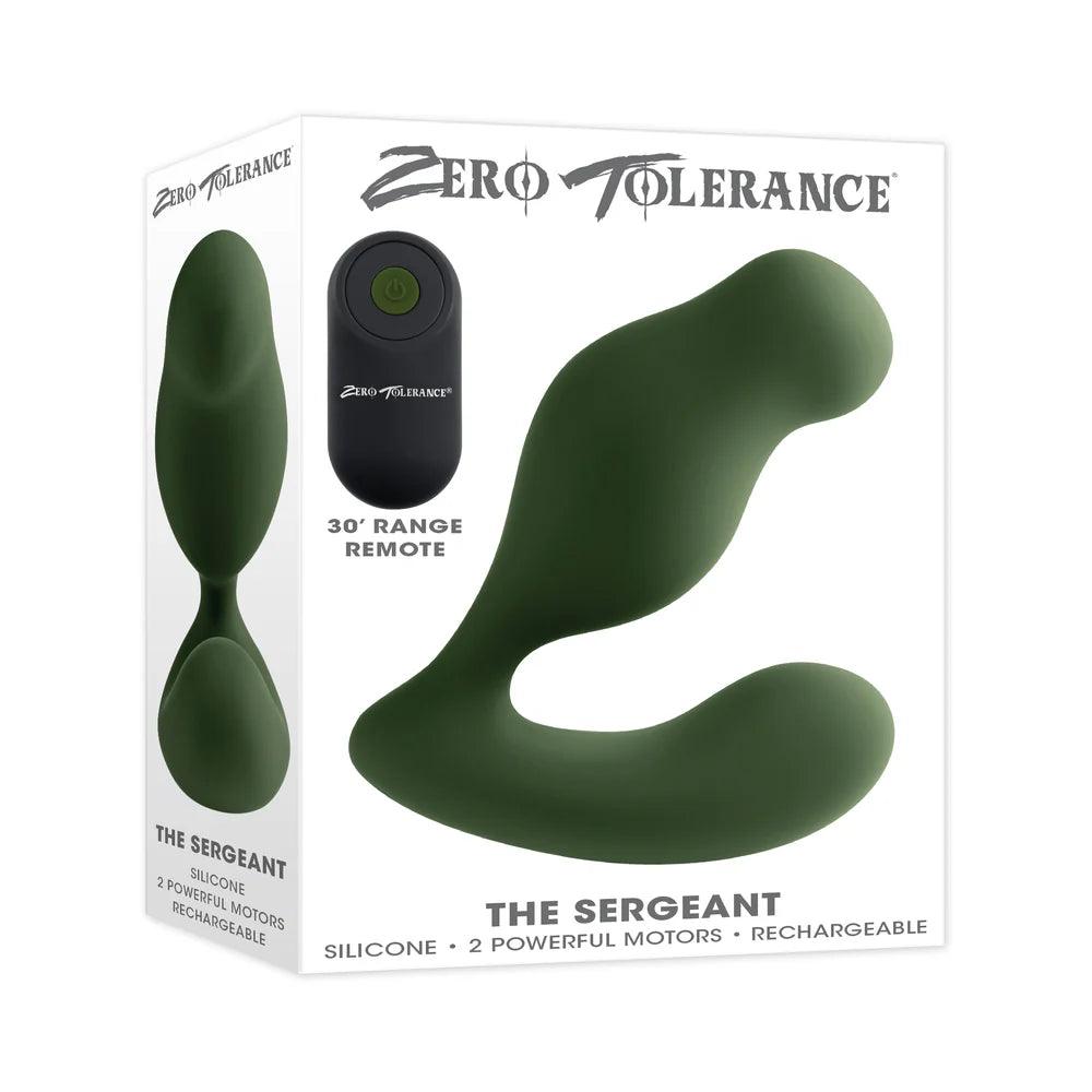 Zero Tolerance The Sergeant Rechargeable Vibrating Prostate Anal Vibe Silicone - Buy At Luxury Toy X - Free 3-Day Shipping